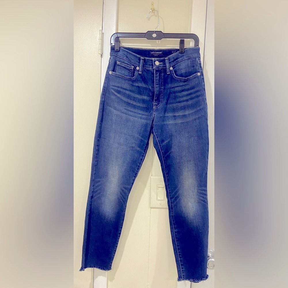 Lucky Brand High Rise Jeans Size 6/28 Ankle, Inseam 25.5”, Rise 10.5” Size 6
